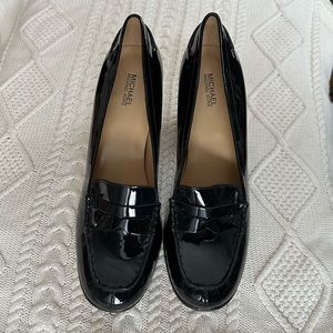 Michael Kors Leather Loafers with heel